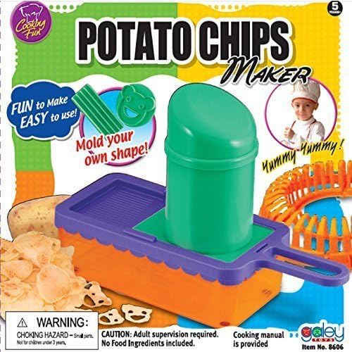 Cooking Party Bbq Fun Potato Chips Maker Slicer Slicing Machine Mould Shapes Crisps Cutter Chopper Toy