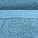 Amazon Basics Quick-Dry Towels - 100% Cotton, 3-Piece Set, Lake Blue