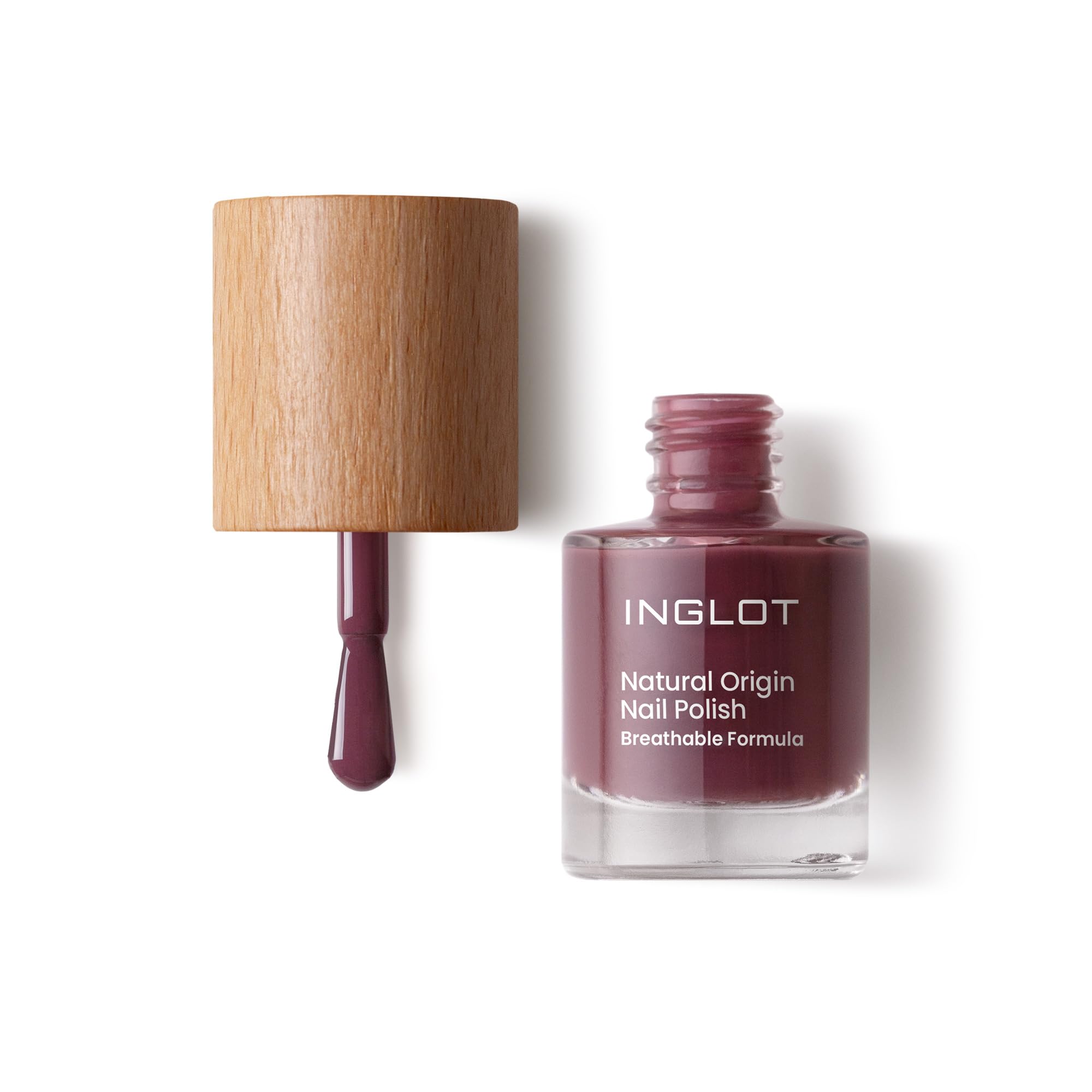 INGLOT NATURAL ORIGIN NAIL POLISH 006 POWER PLUM