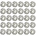EAONE 30 Pieces 608ZZ Ball Bearings 8x22x7 mm Double Metal Shielded Miniature Deep Groove Ball Bearing for Tri-Spinner Fidget Spinner Toy