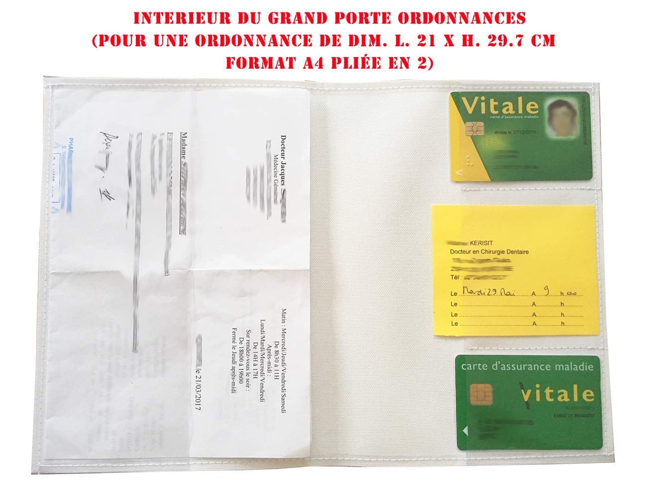 Porte Ordonnance Et Carte Vitale Plumes Grises Po6025 Vetements Chaussures Et Accessoires Valises Et Bagages