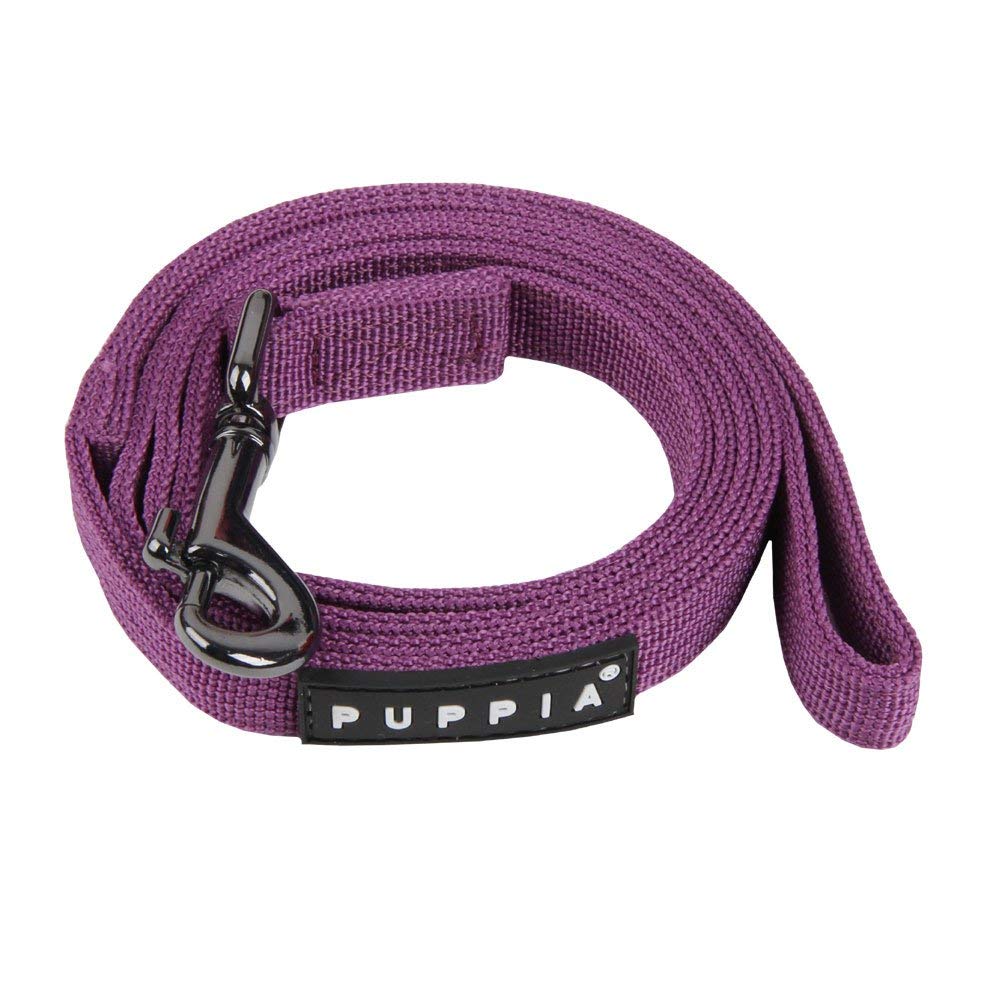 Puppia Nylon Lead Soft Dog Collar, Small, Purple