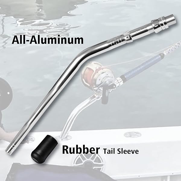 FIBLINK BENT BUTT FISHING ROD 2-PIECE SALTWATER OFFSHORE TROLLING ROD (5’6″-50-80LBS CONVENTIONAL GUIDES)