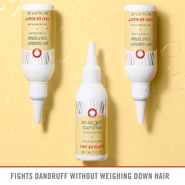 FIRST AID BEAUTY FAB ANTI-DANDRUFF SCALP TREATMENT – FIGHTS DANDRUFF, INSTANTLY SOOTHES DRY SCALP – 3 OZ