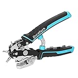DURATECH Leather Hole Punch, Heavy Duty Belt Hole