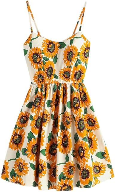 sunflower skater dress