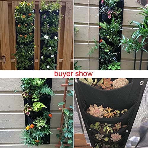 MEIWO Nuevo actualizado 7 Bolsillo Colgante jardín Vertical jardín ...