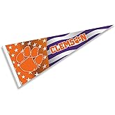 Clemson Tigers Nation USA Stars and Stripes Pennant Pennant Banner Flag