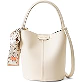 Mini Bucket Bags for Women, Vegan Leather Small Crossbody Purse with Removable Straps Trendy Top Handle Shoulder Straps