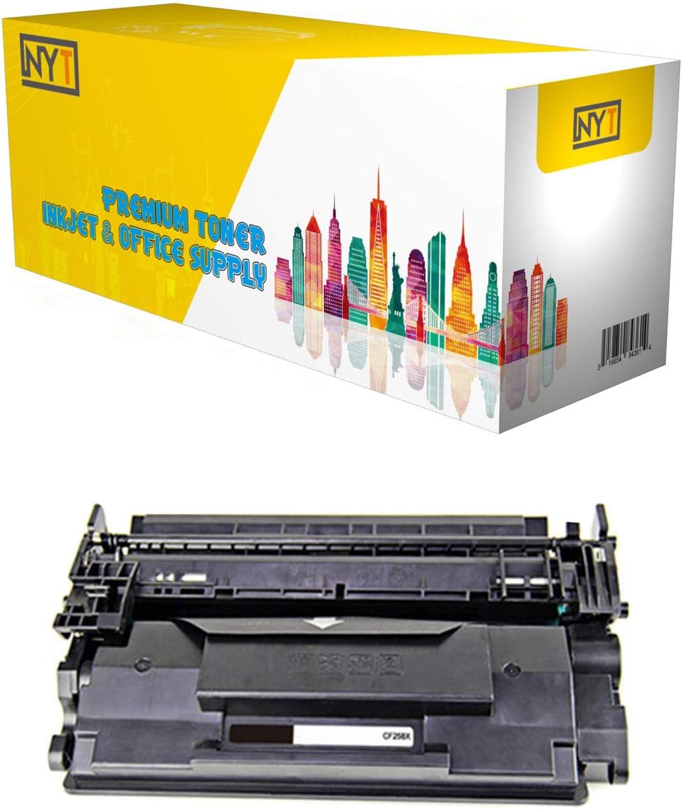 NYT Compatible NO CHIP Toner Cartridge Replacement for HP CF258X (HP 58X) for HP Laserjet Pro M304's, M404's, MFP M428's (Black,1-Pack)