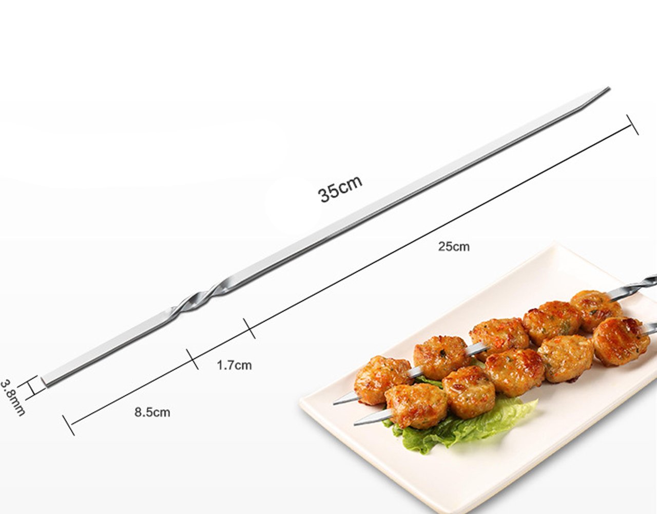 BBQ Grill Tools Set with 14 Barbecue Accessories - Stainless Steel Utensils with Portable Aluminium Case