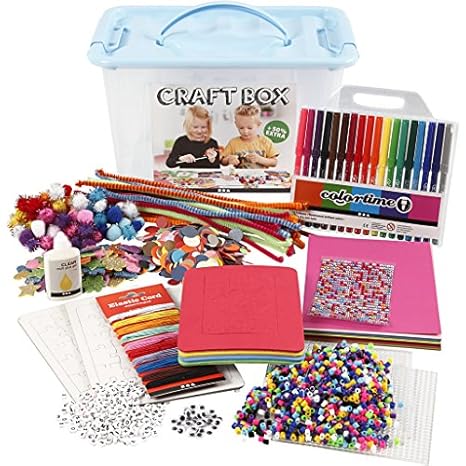 Juego de caja para manualidades, tamaño 34 x 34 x 20 cm, 1 unidad.: Amazon.es: Amazon.es