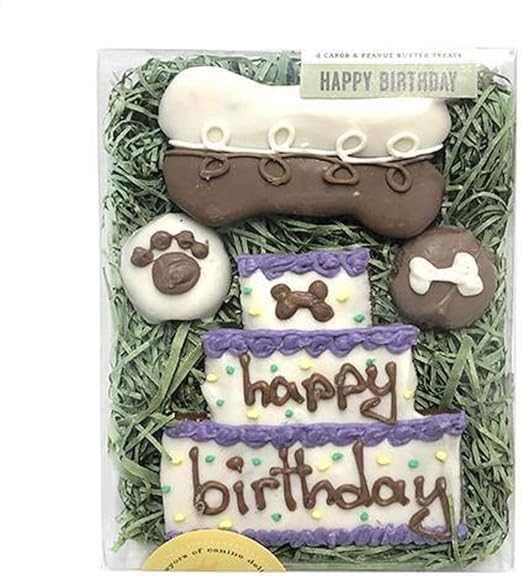 happy birthday dog biscuit