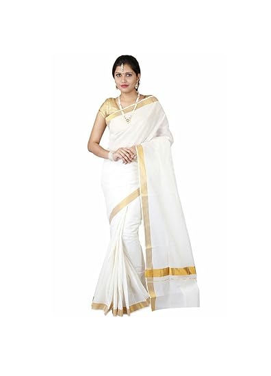 kasavu cotton saree
