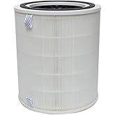 PUREBURG DH02FT Replacement Filter Compatible with DH Lifelabs Aaira + HEPA & Sciaire + HEPA Air Purifiers, H13 HEPA Activated Carbon 3-Stage Filtration