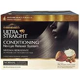 Dominican Magic Ultra Straight No Lye Hair Relaxer | Gentle Formula for Smooth, Frizz-Free, and Straight Hair &ndash; 7.4oz, Professional Grade Relaxer, For textured hair