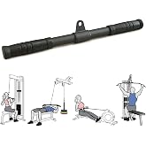 Berufexp Straight Bar, Pull Down Bar 360 Rotating, Lat Pulldown Attachments Cable Attachments For Gym Cable Machine Attachment, Tricep Press Down Curl Bar, Strength Training Cable Attachments