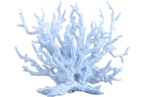 Mallofusa Blue Artificial Aquarium Plant Ornament Decor Plastic Coral Reef Fish Tank Decoration