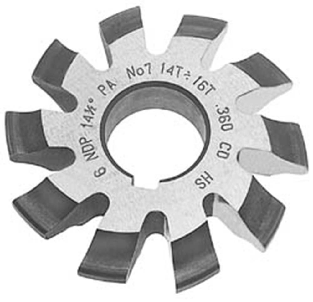 12 Diametral Pitch 1 Gear Cutter 20 Degree Pressure