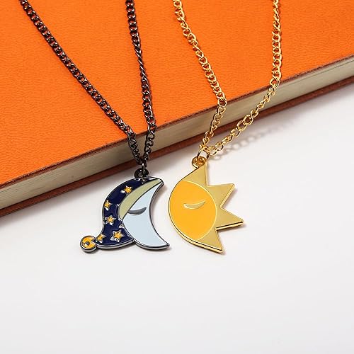 FNAF Sun Moon Friendship Necklace Night Freddy Fazbear Chain