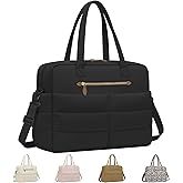 Vankor Travel Duffel Bags, Personal Item Travel Bag, Weekender Bags for Women Men Workout Duffle Gym Overnight Bag Foldable Lightweight Tote Carry On Hospital Bag, Black