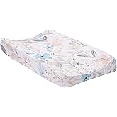 Lambs & Ivy Baby Blooms Watercolor Floral/Butterfly Soft Changing Pad Cover