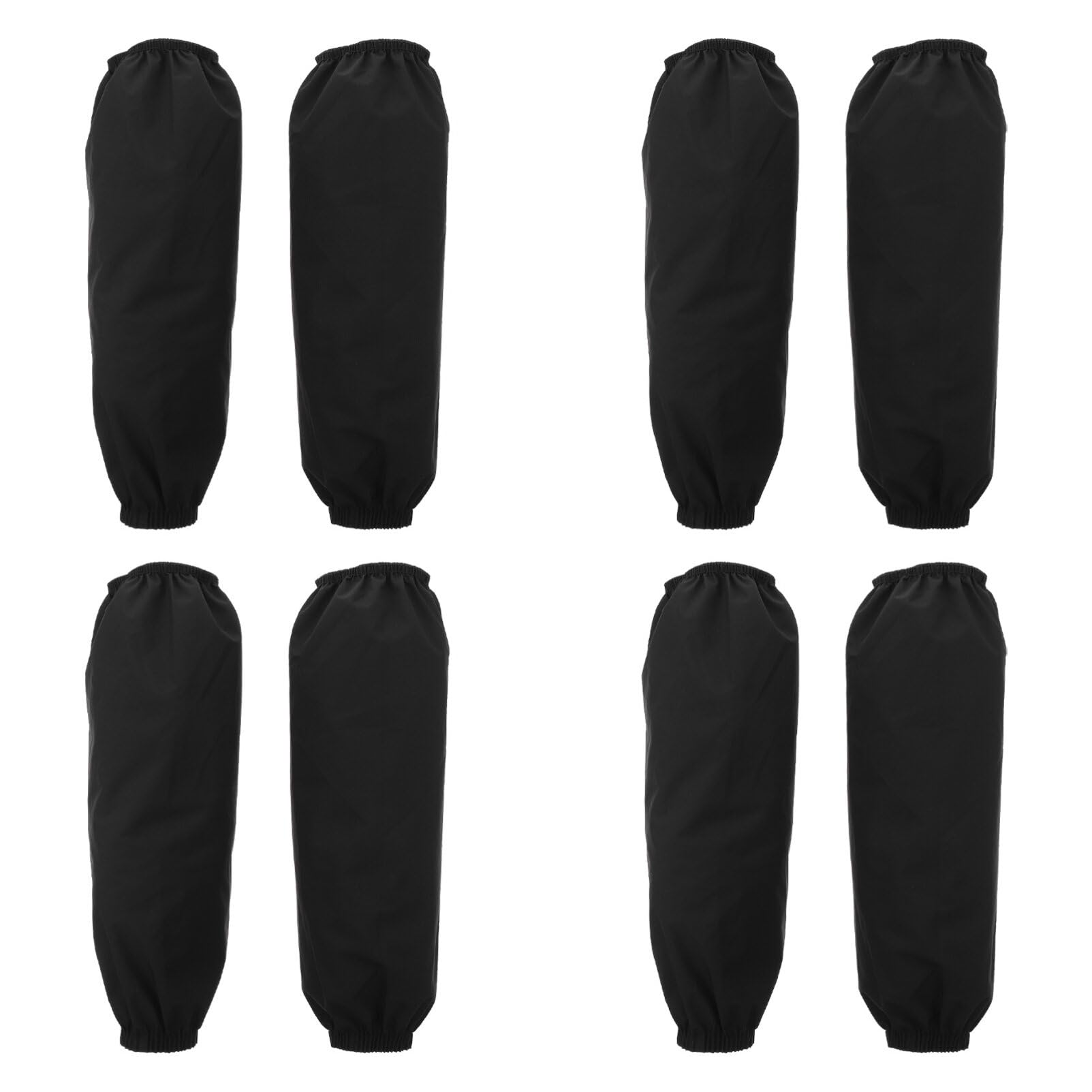Luxshiny Restaurant Oversleeves 4 Pairs of Oil- proof Oversleeves Arm Sleeves Covers Waterproof Cleaning Oversleeve for Kitchen Washing (Black) Gardening Over- Sleeves