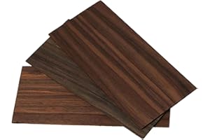 Generic 3pcs Unfinished Veneer Sheet Rosewood Musical Instrument
