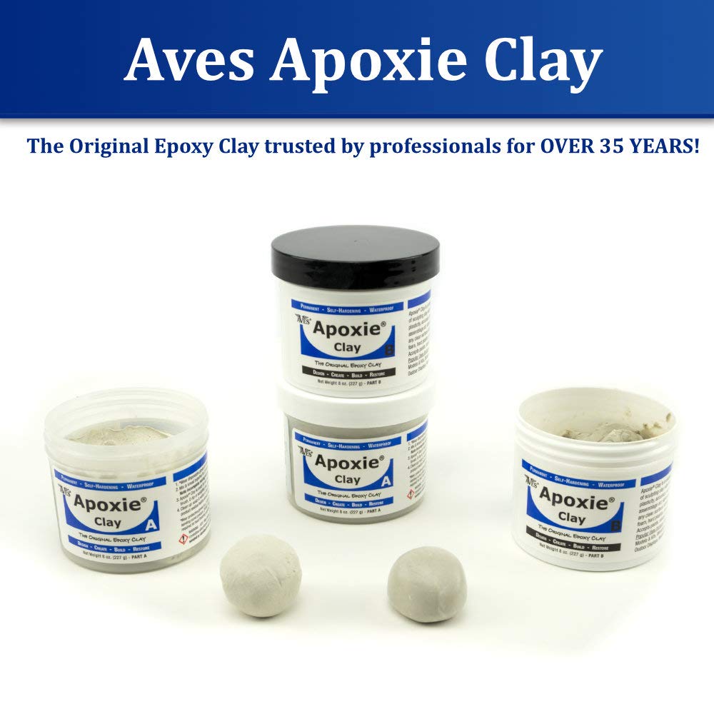 Aves Apoxie Air Dry Clay for Professionals Self Hardening Modeling Clay, Waterproof Sculpting