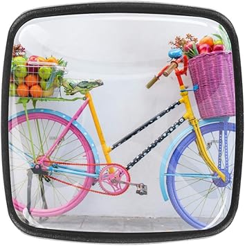 Pomo de cajones de tocador Canasta de frutas para bicicletas Perillas
