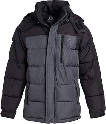 reebok puffer coat
