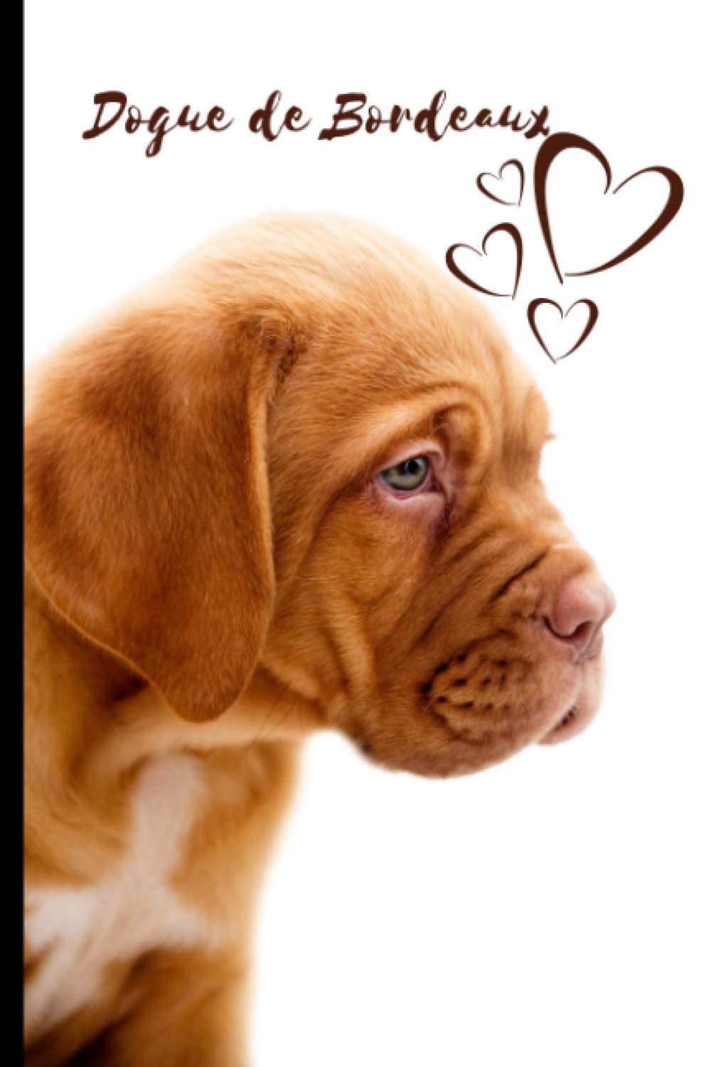 Dogue De Bordeaux Dog Notebook For Dog Lovers: Composition Notebook 6x9" Blank Lined Journal