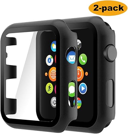 Hianjoo 2 Piezas Estuche Rígido Compatible con Apple Watch 38mm ...
