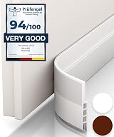 Vellure Premium Draft Excluder Strip Door Seal 2" x 39" Silicone Adhesive