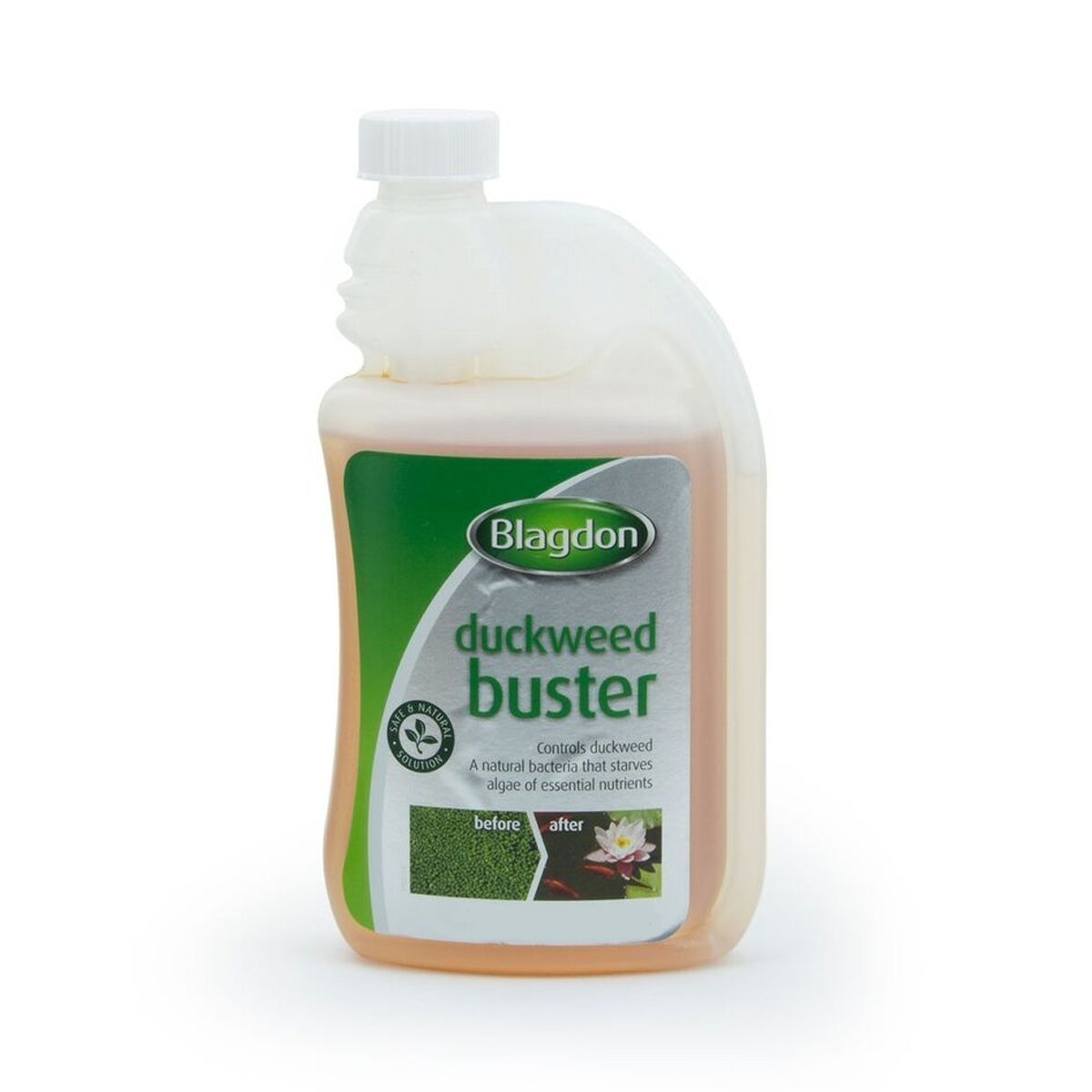 Blagdon Pond Duckweed Buster, Controls Duckweed, Safe and Natural, 1L, Treats 9,092 Litres of Pond Water