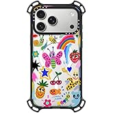 CASETiFY Bounce iPhone 17 Pro Max Case [Shockproof/Compatible with Magsafe / 21.3 ft. 7X Military Grade Drop Protection] - Good Vibes - Clear Black