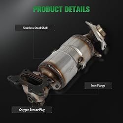 SCITOO 16678 Catalytic Converter Fit For Acura For