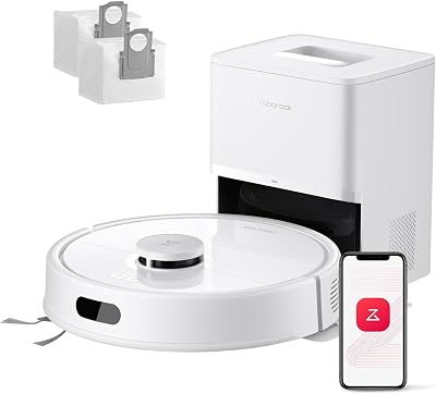 Q7 L5+ Set Aspirateur Robot Laveur avec Station, 8000 Pa