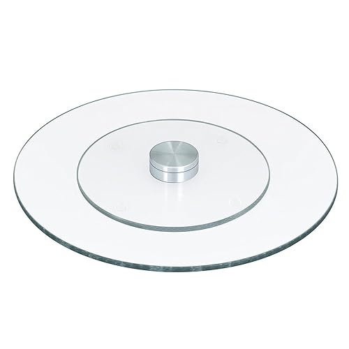 Tempered Glass Lazy Susan Rotating Turntable Serving Tray Tempered Glass Lazy Susan Rotating Turntable Serving Tray