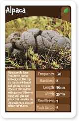 Cheatwell Games Plop Trumps Classic Card Game Animals Droppings view 3