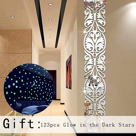 Amazon Com Pegatina De Pared De Acrilico Con Diseno De Linea De