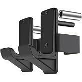 Kipika J-Hooks for 2'x2'and 3'x3' Power Rack - Bottom Reinforced Steel Hooks with Rubber Pad - Set of 2
