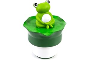 MKLZ Chlorine Floater,Floating Chlorine Dispenser for Pools,Fits 1 and 3 Inch Tablets for Large and Small Pools,Forg Tablet Dispenser Chlorine Basket