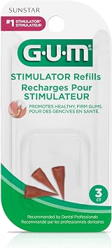 GUM Stimulator Refills 601 3 Each Pack of 3 Oral Care Refills view 4