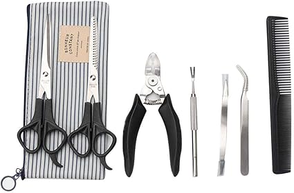 Amazon Co Jp ダニ除去ツールセットブラシ付きステンレス鋼ダニ除去キット トリミングはさみ ピンセット 爪切り くし 猫 犬 ペット 人間用 の家庭用ペットヘルスケア用品 ホーム キッチン