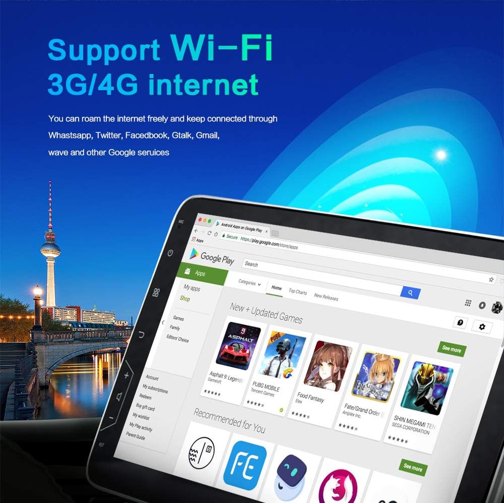 Dasaita 10 2 Inch Android 9 0 1 Din Car Radio Bluetooth Amazon De Elektronik