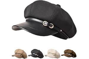 Busnos Newsboy Hats for Women and Men Beret Women's Hats & Caps Fall and Winter Womens Hat y2k Hat Women's Octagonal Cap