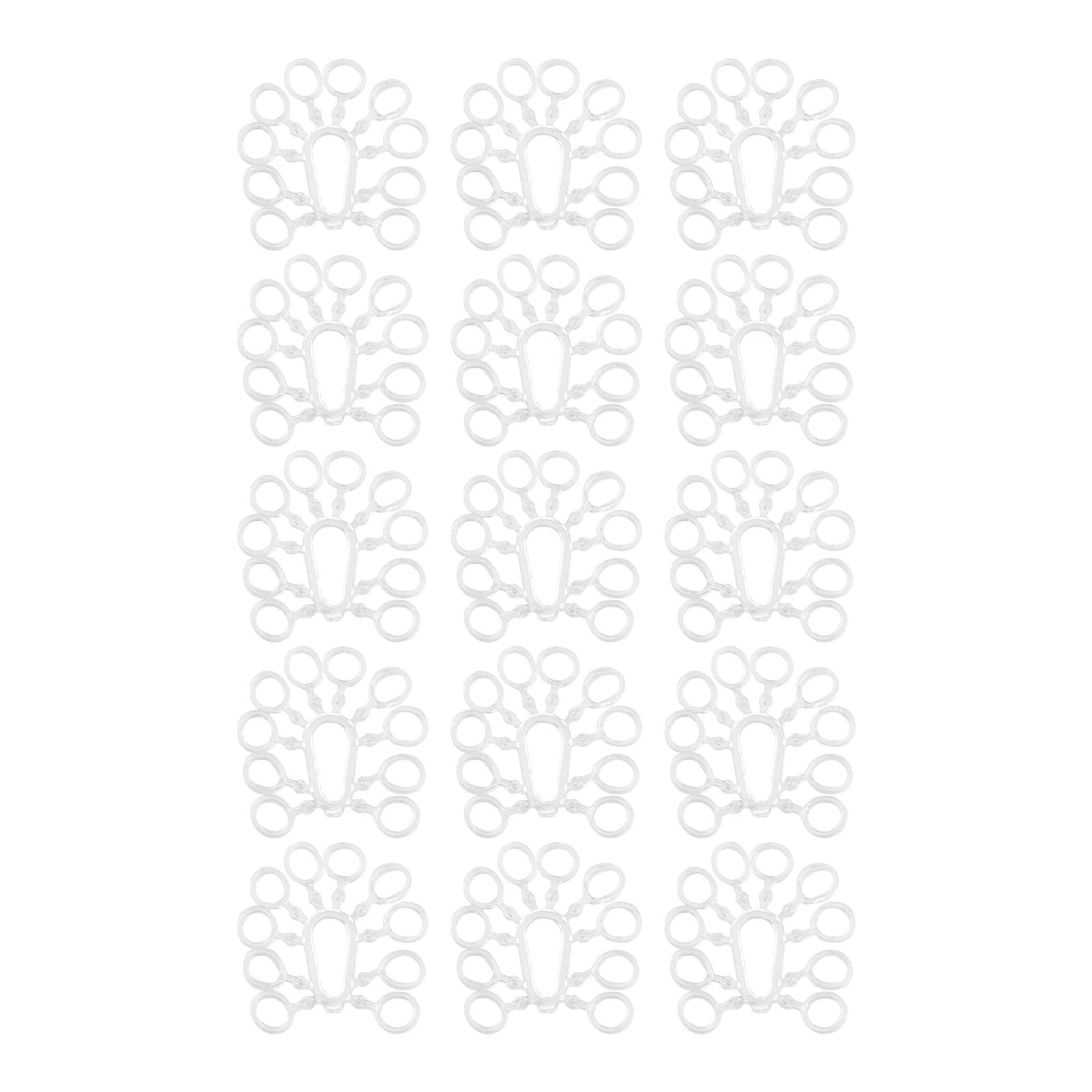 YINETTECH 150PCS Pellets Bait Bands Elastic Transparent Fishing Rigs Holder Match Coarse Fishing Terminal Tackle 6mm for Outdoor Carp Fishing Accessories