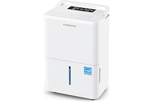 Kesnos 30 Pints Energy Star 2025 Dehumidifier for Spaces Up to 2,500 Sq. Ft, Quiet Dehumidifier for Home, Bedroom, Bathroom, Basement with Drain Hose, Featuring Mutile Mode, Auto Defrost, Timer