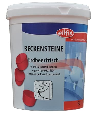 Beckensteine Erdbeer 1kg ca. 40 Stück